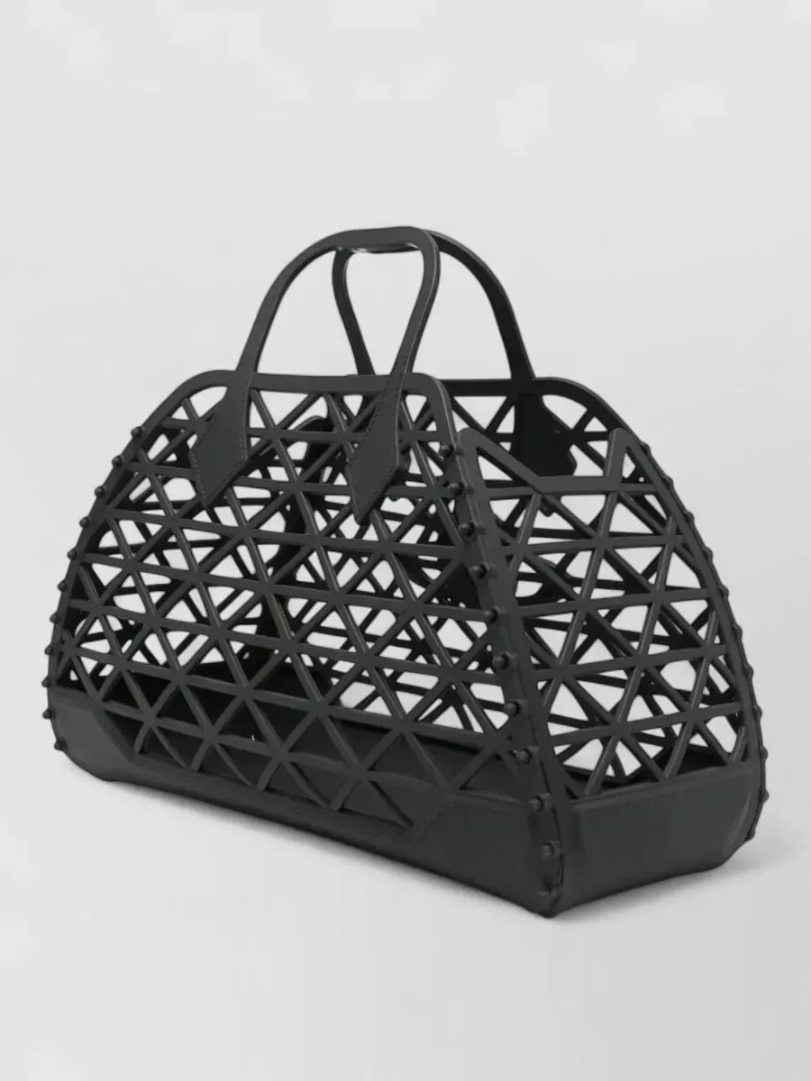 Cabas Vivienne Westwood Geometric Tote noir, photo 3