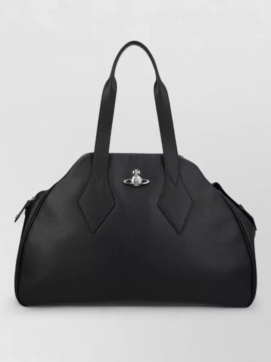 Cabas Vivienne Westwood Yasmine Large noir, intérieur, photo 2