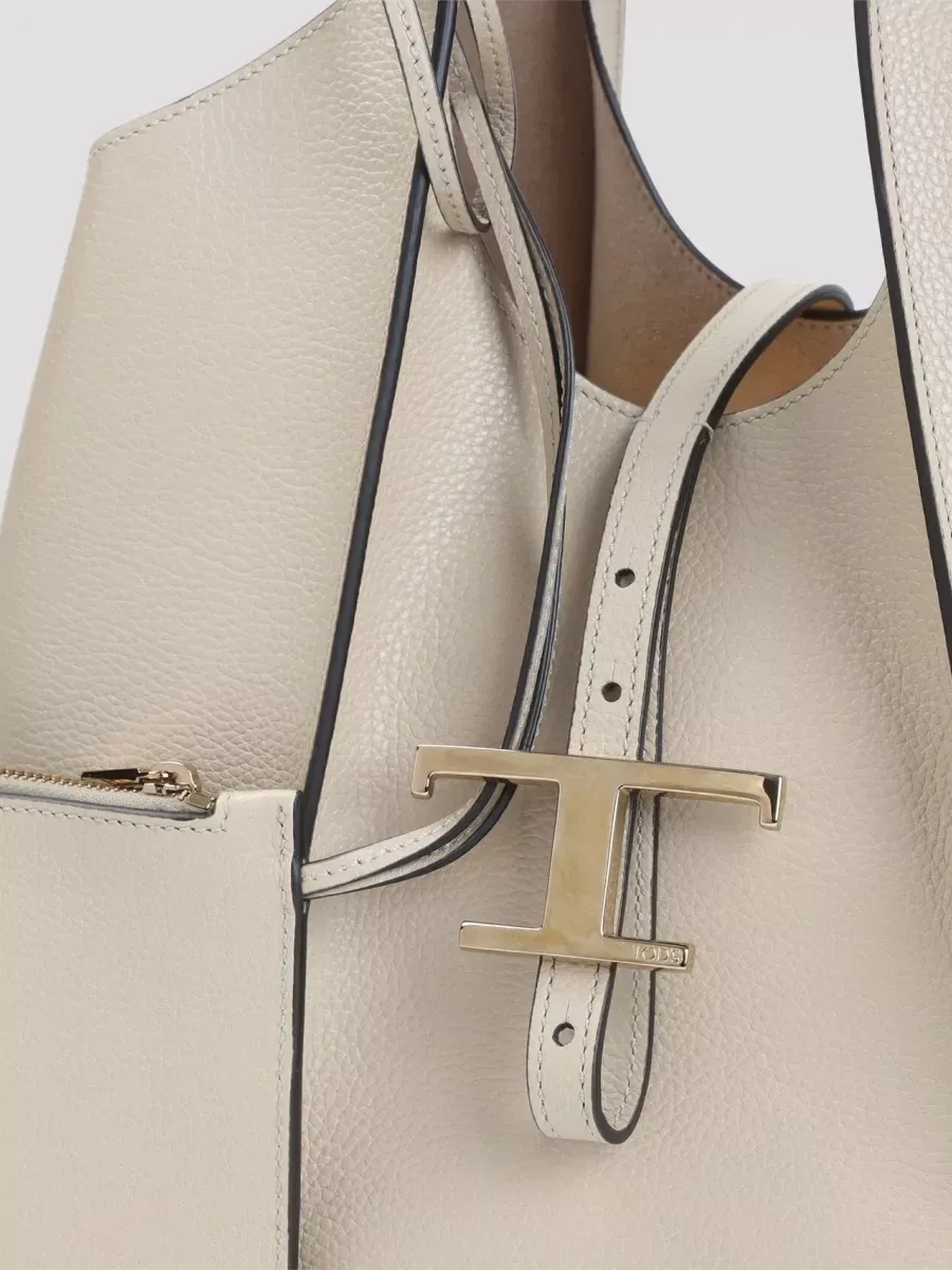 Borsa tote Tod's T Timeless Small Beige, foto 3