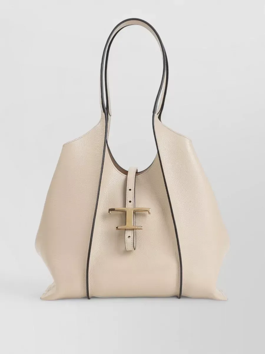Borsa tote Tod's T Timeless Small Beige, foto 4