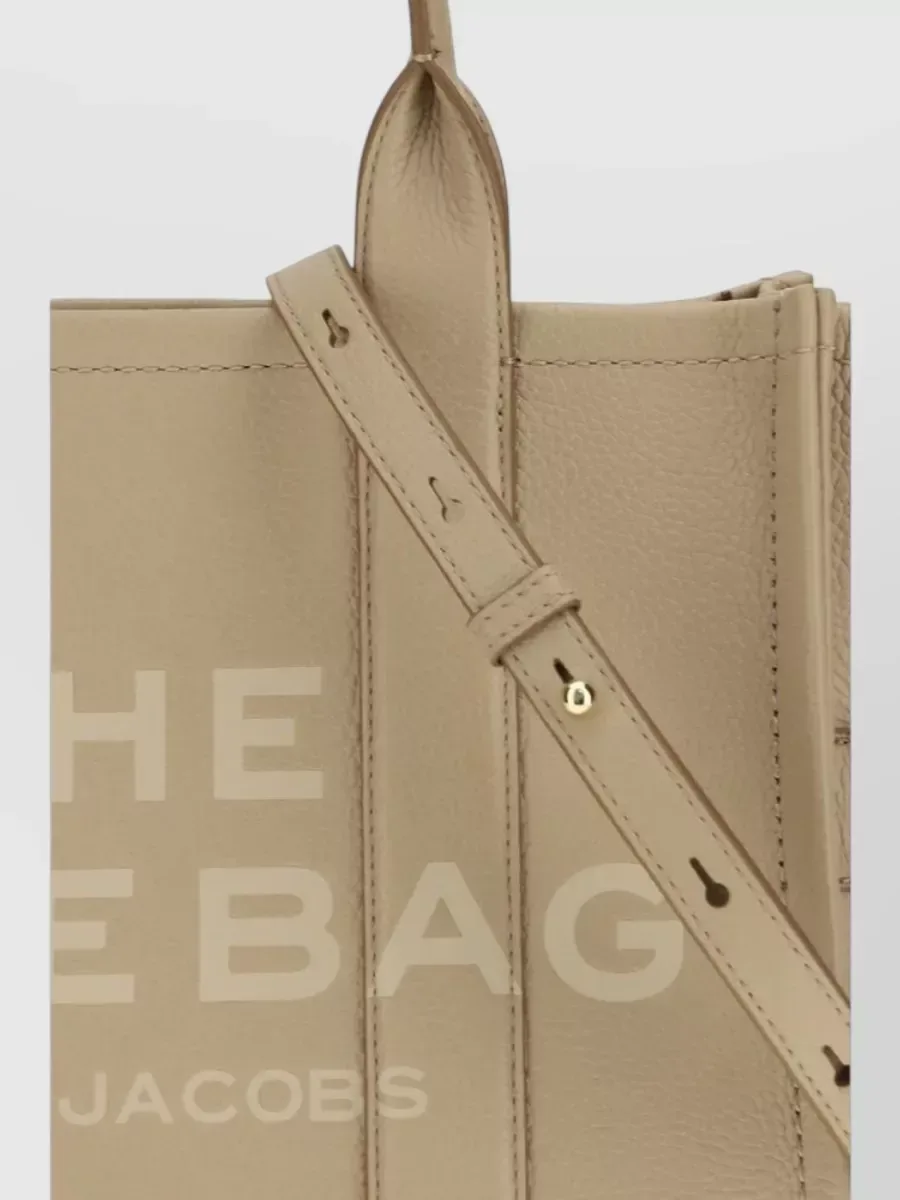 Marc Jacobs Leather Tote in Beige, Foto 4