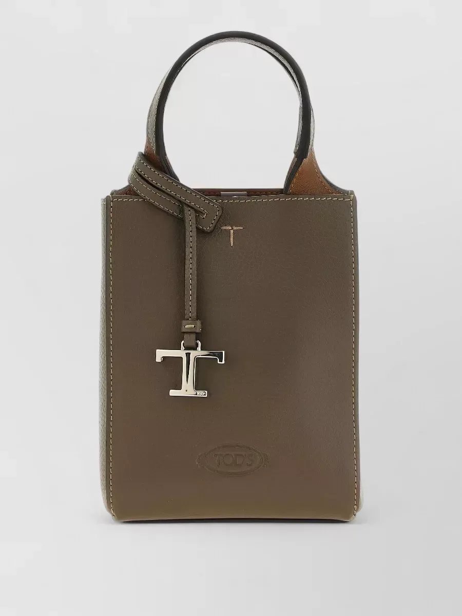 Tod's T Timeless Micro em verde-azeitona, foto 1