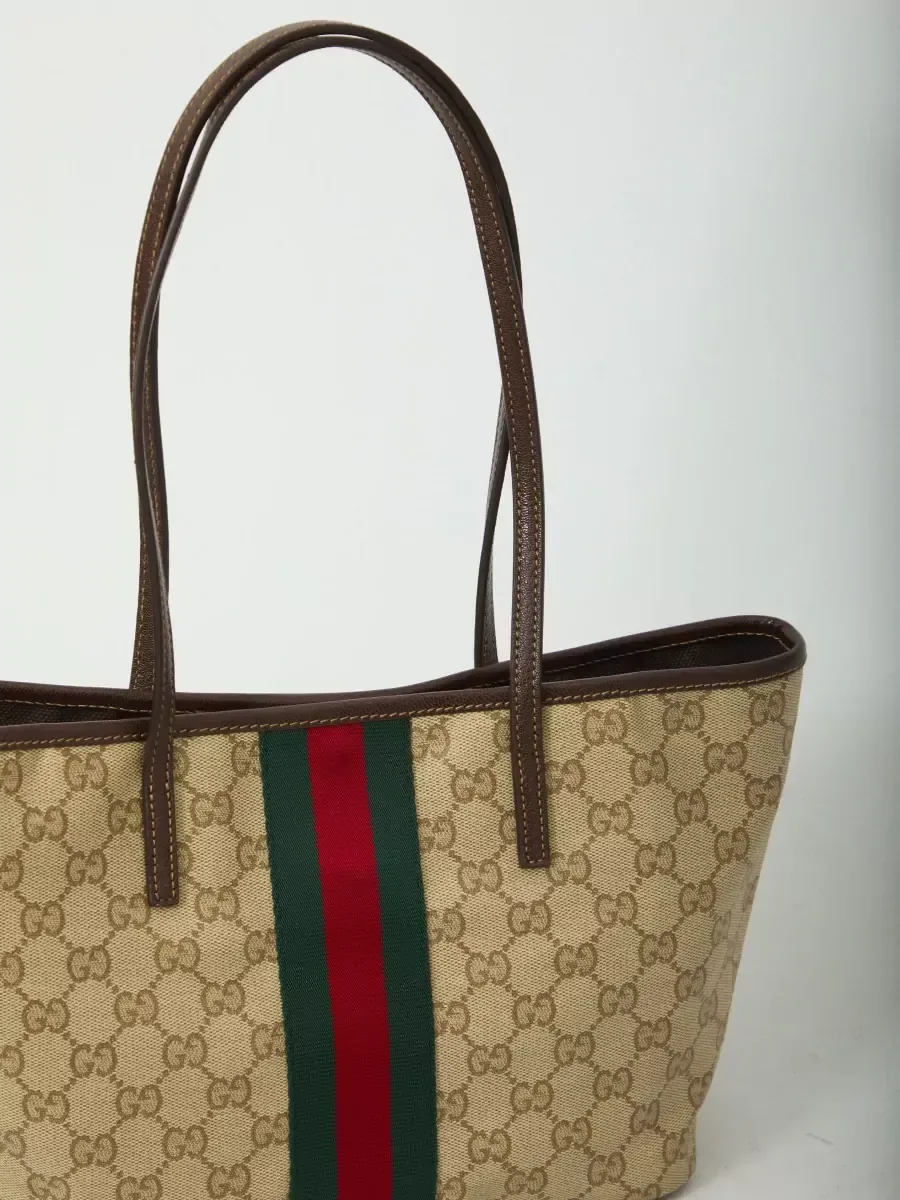 Gucci Small GG Tote in Beige, photo 3