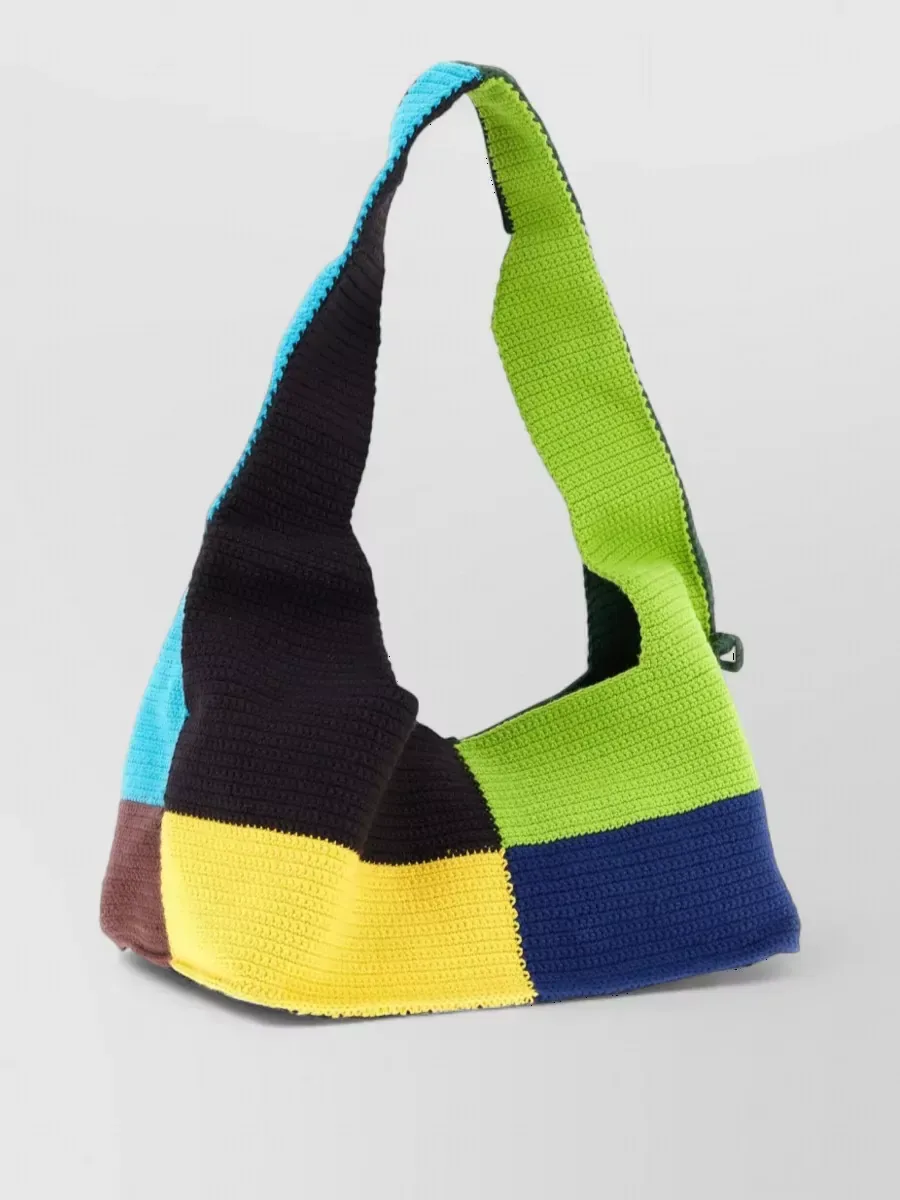Borsa a spalla Vivienne Westwood Crochet in blu, foto 2