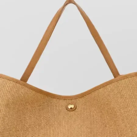 Chloé Raffia Tote in Sandbraun, Detail