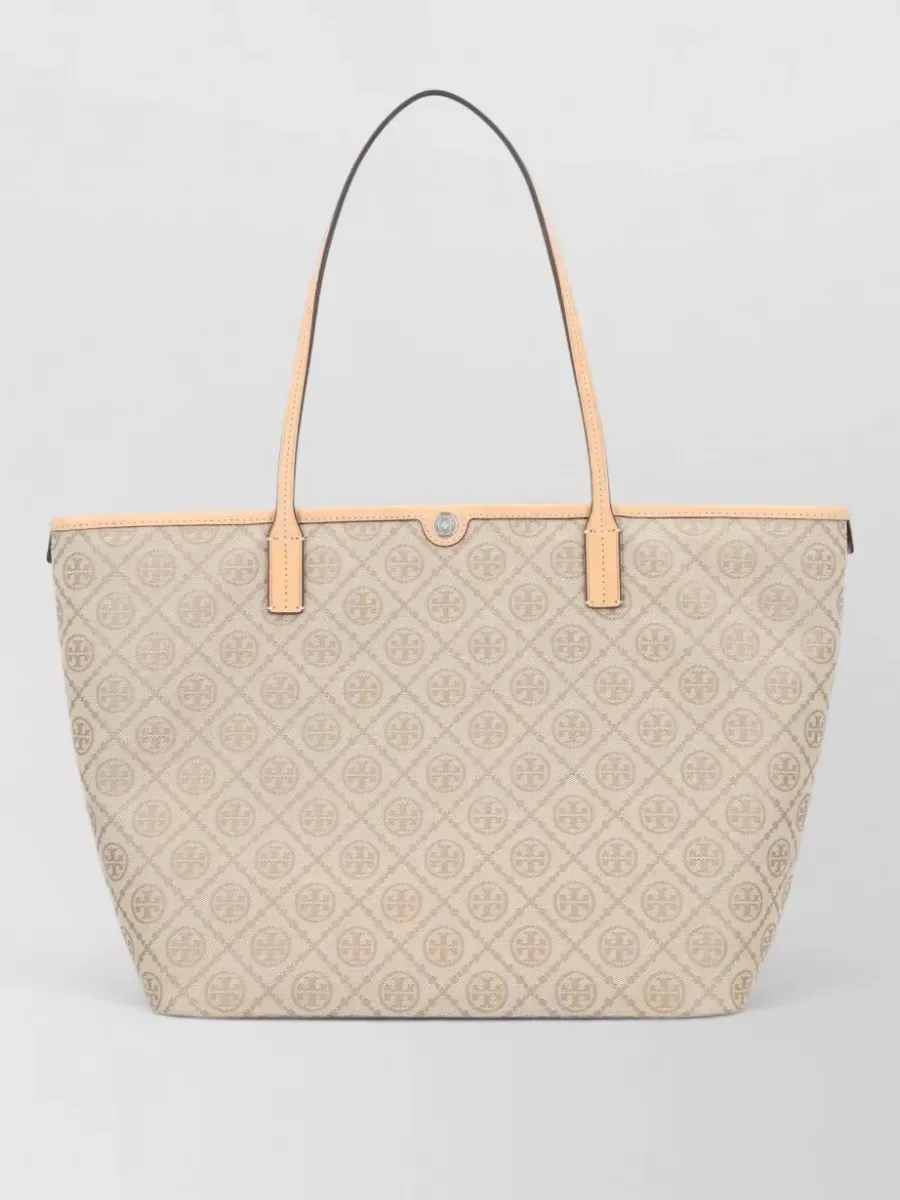 Tory Burch T Monogram Tote beige, photo 2