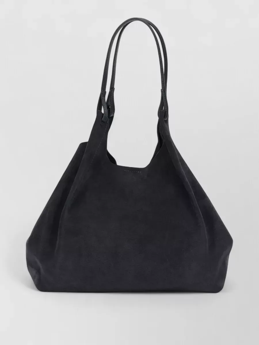 Gianni Chiarini Leather Tote باللون الكحلي، صورة 2