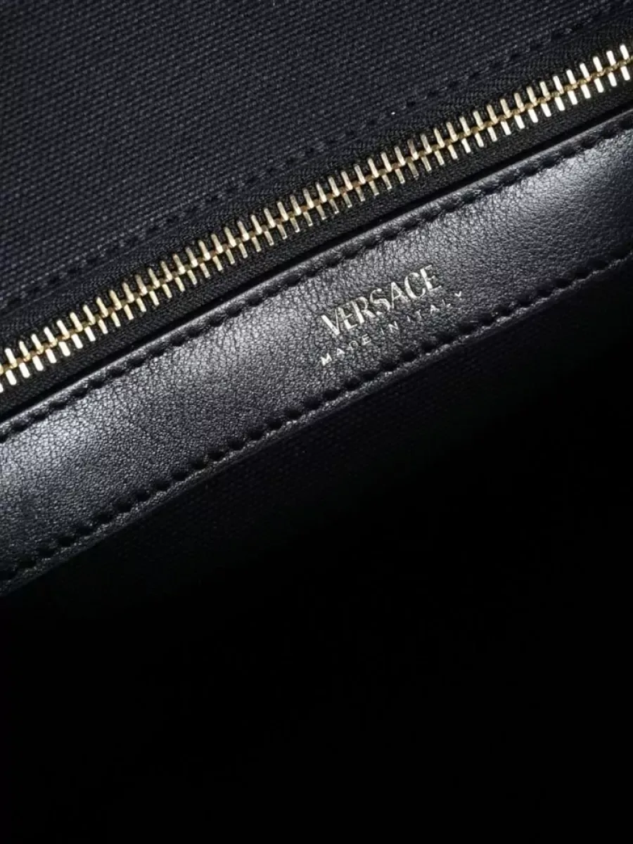 Versace Wool and Cashmere Tote in Black, photo 4