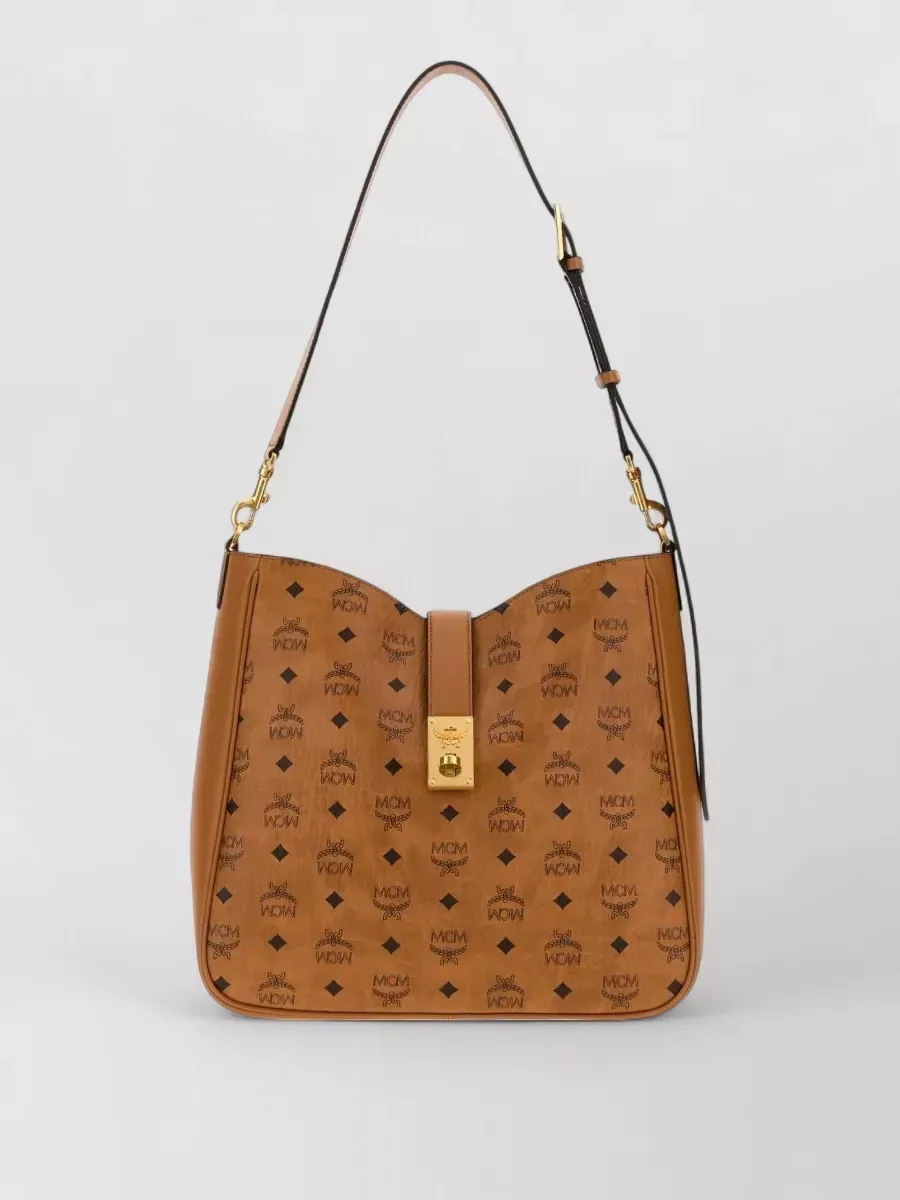 MCM Tracey Large Schultertasche in Braun, Foto 1
