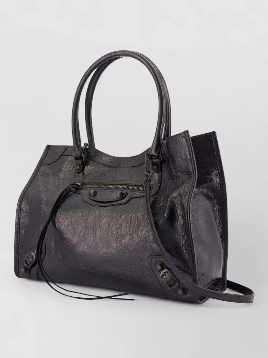 Сумка-тоут Balenciaga Le City Small чёрного цвета, фото 2