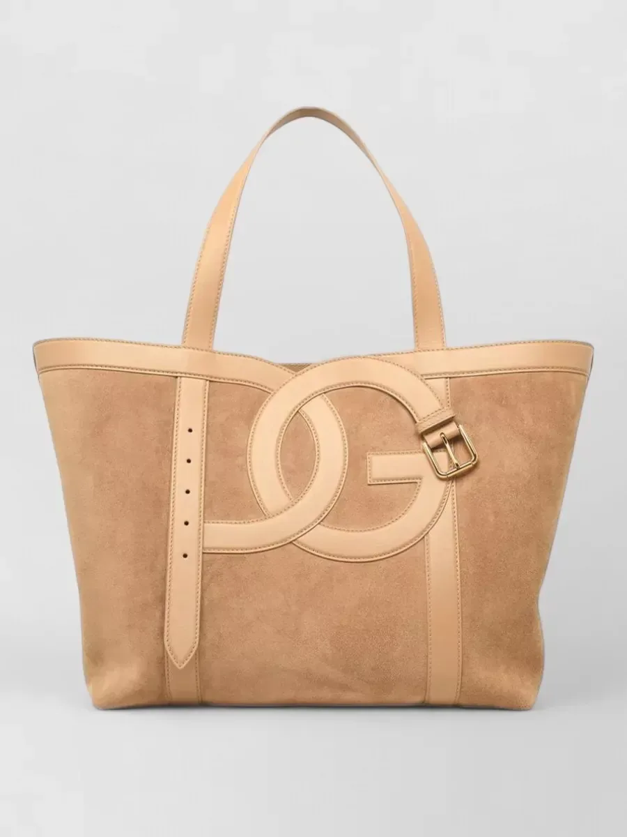 Dolce&Gabbana Small Shopping Tote in Beige, photo 1