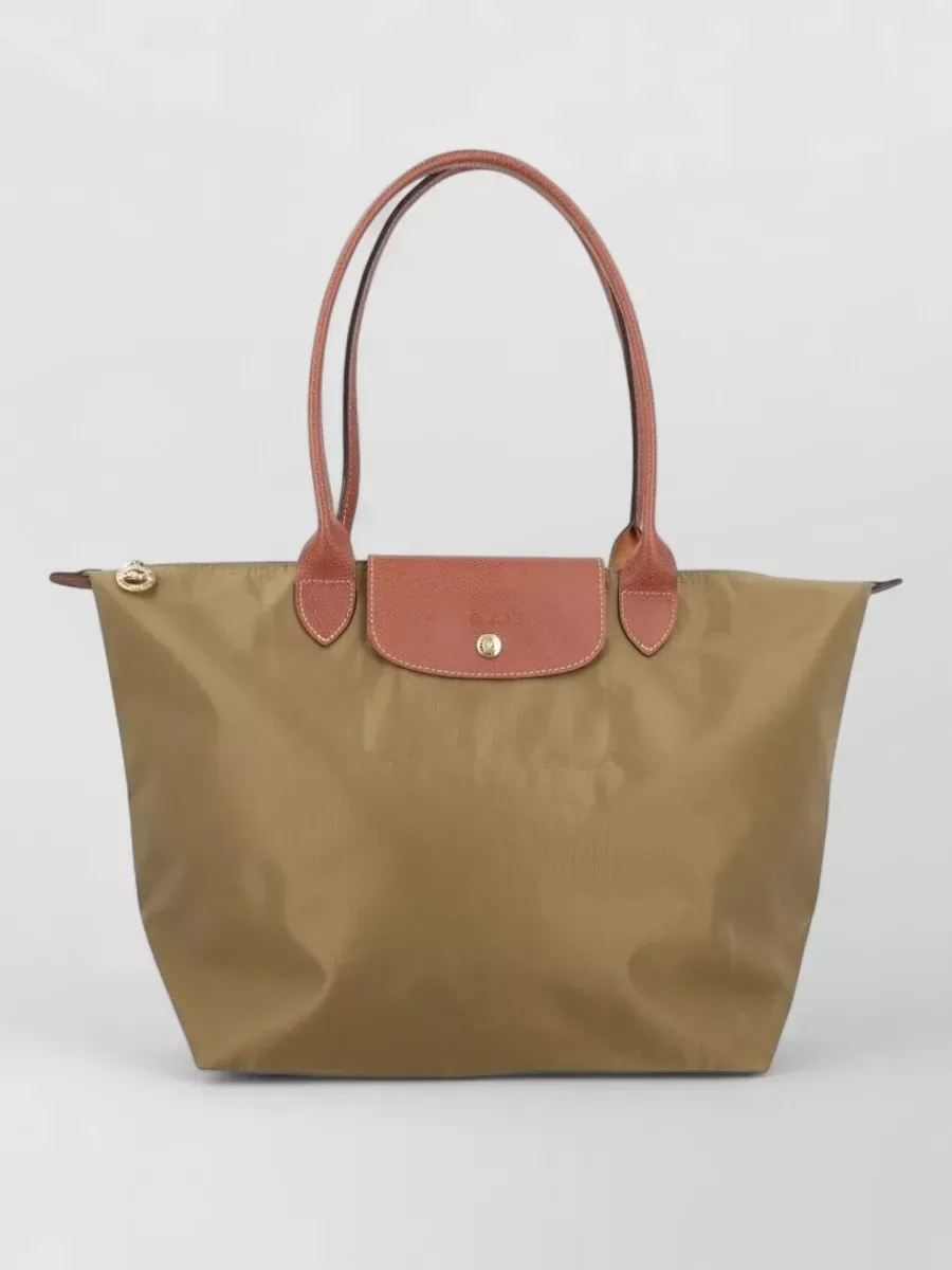 Longchamp Nylon Tote Bag in Braun, Foto 1