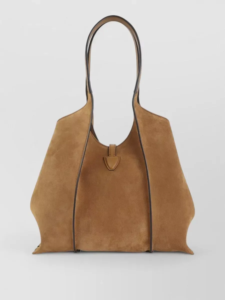 Сумка-тоут Tod's T Timeless Small Tote коричневого цвета, фото 3