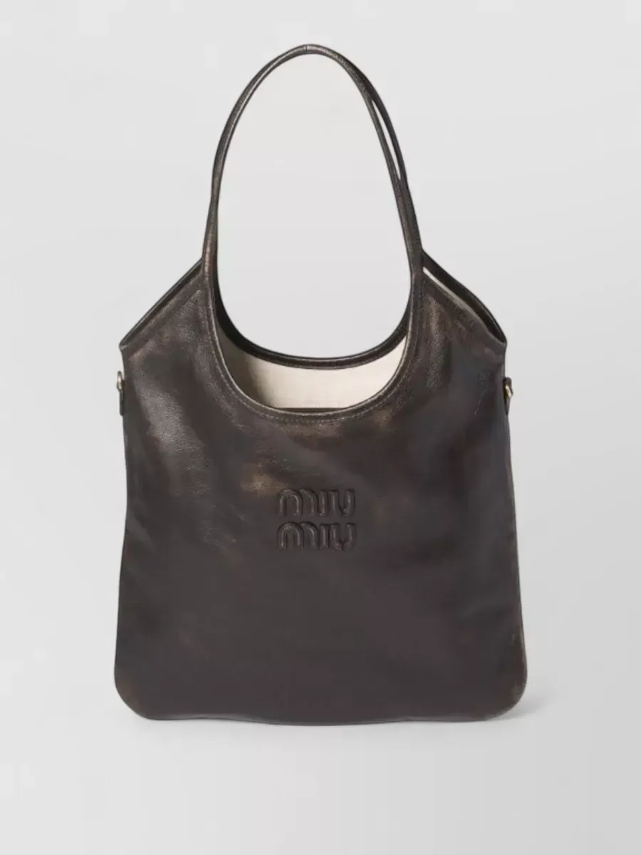 Miu Miu Matelassé Tote in Braun, Foto 1