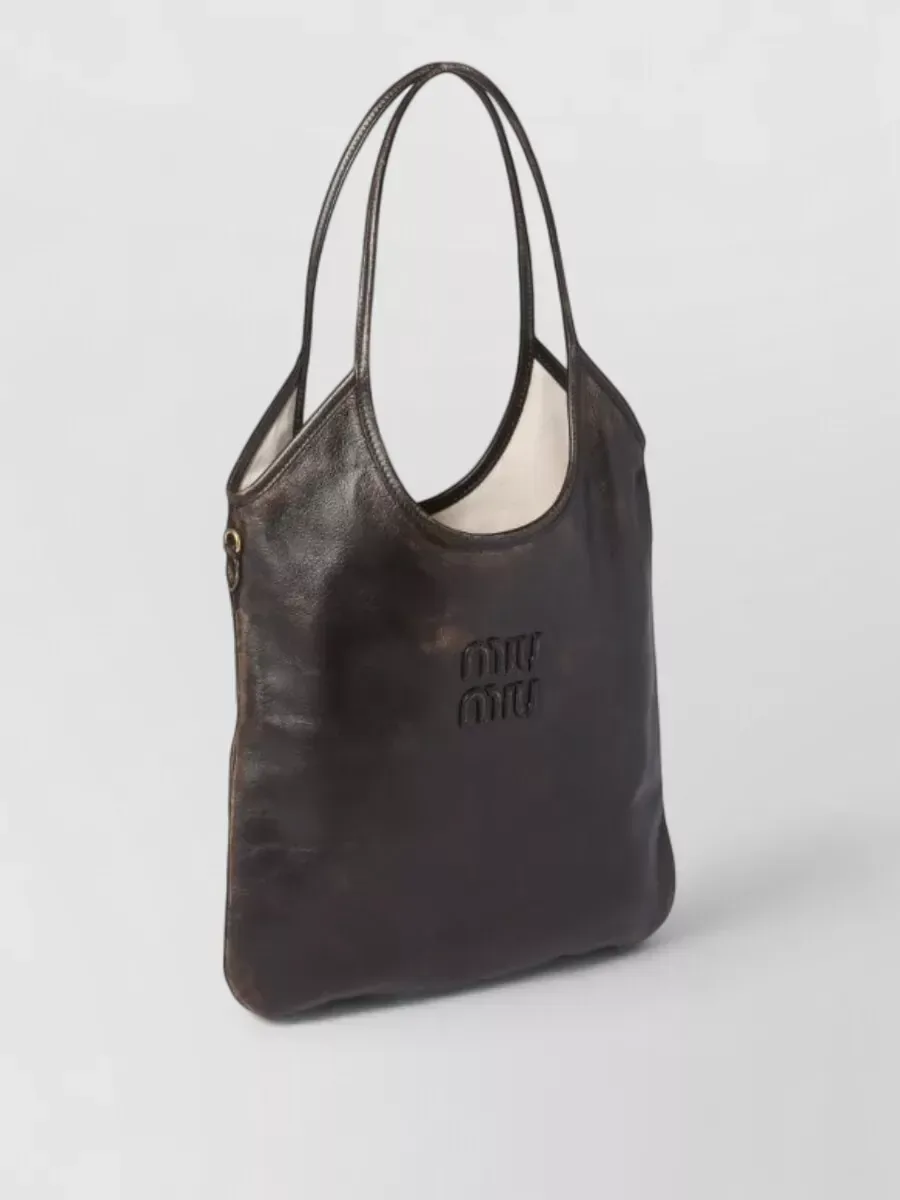 Miu Miu Matelassé Tote in Braun, Foto 3
