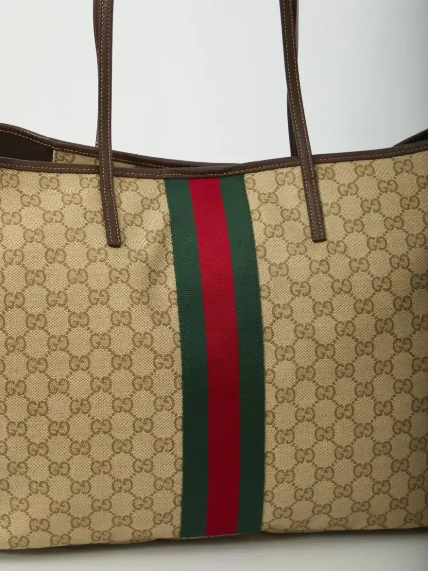 Gucci Large GG Tote in Beige, Foto 3
