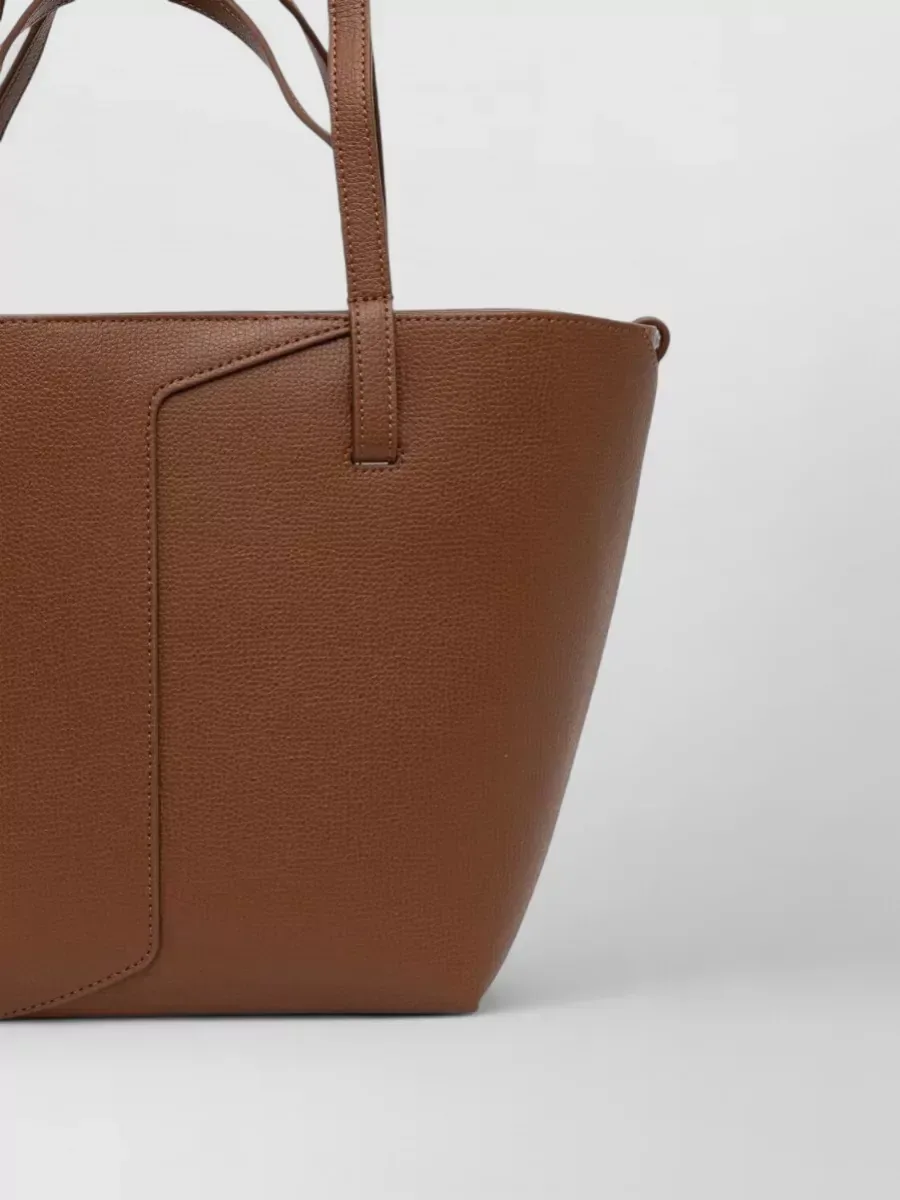 Cabas Emporio Armani imprimé logo marron, photo 3