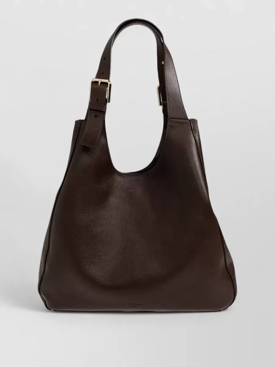Furla Leather Tote in Marrone, foto 1