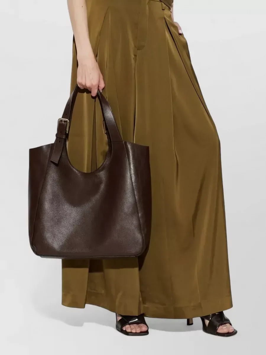 Furla Leather Tote in Marrone, foto 2