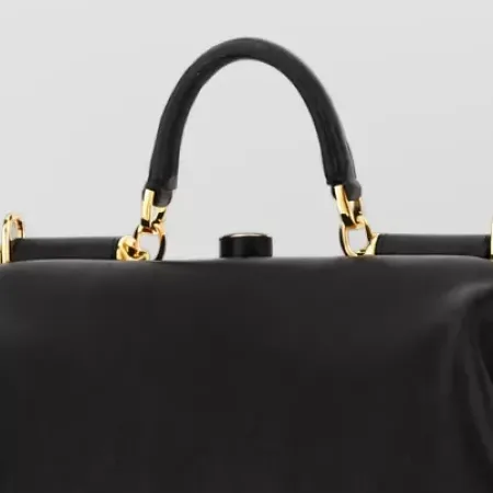 Dolce&Gabbana Large Nappa Tote in Black, detail