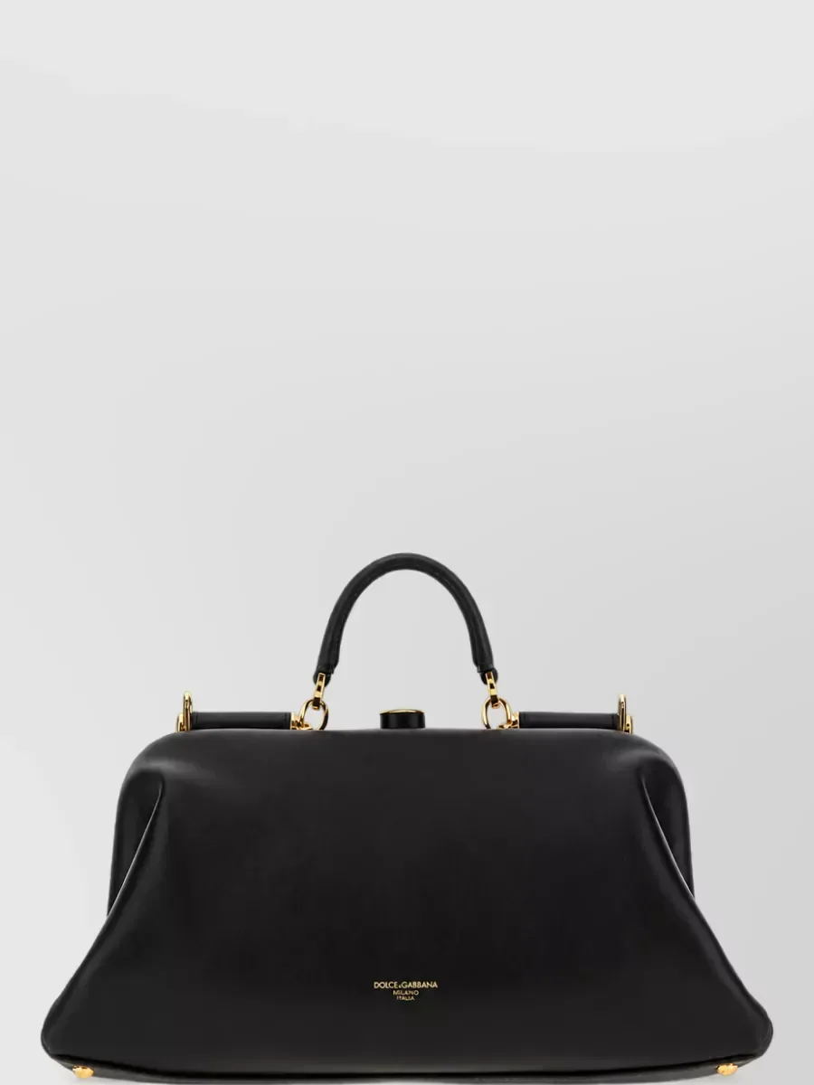 Dolce&Gabbana Large Nappa Tote in Black, photo 2