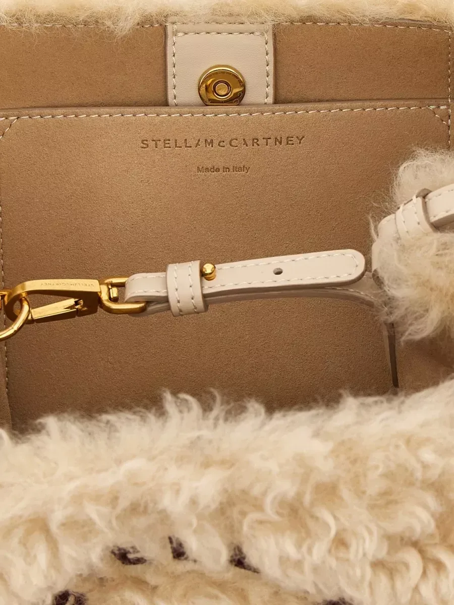 Cabas Stella McCartney Stella Logo beige, photo 4