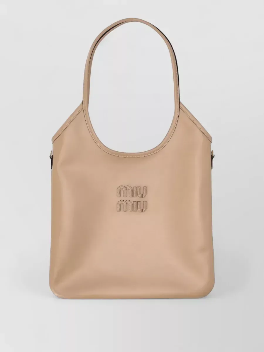 Miu Miu Ivy Tote in Beige, photo 1