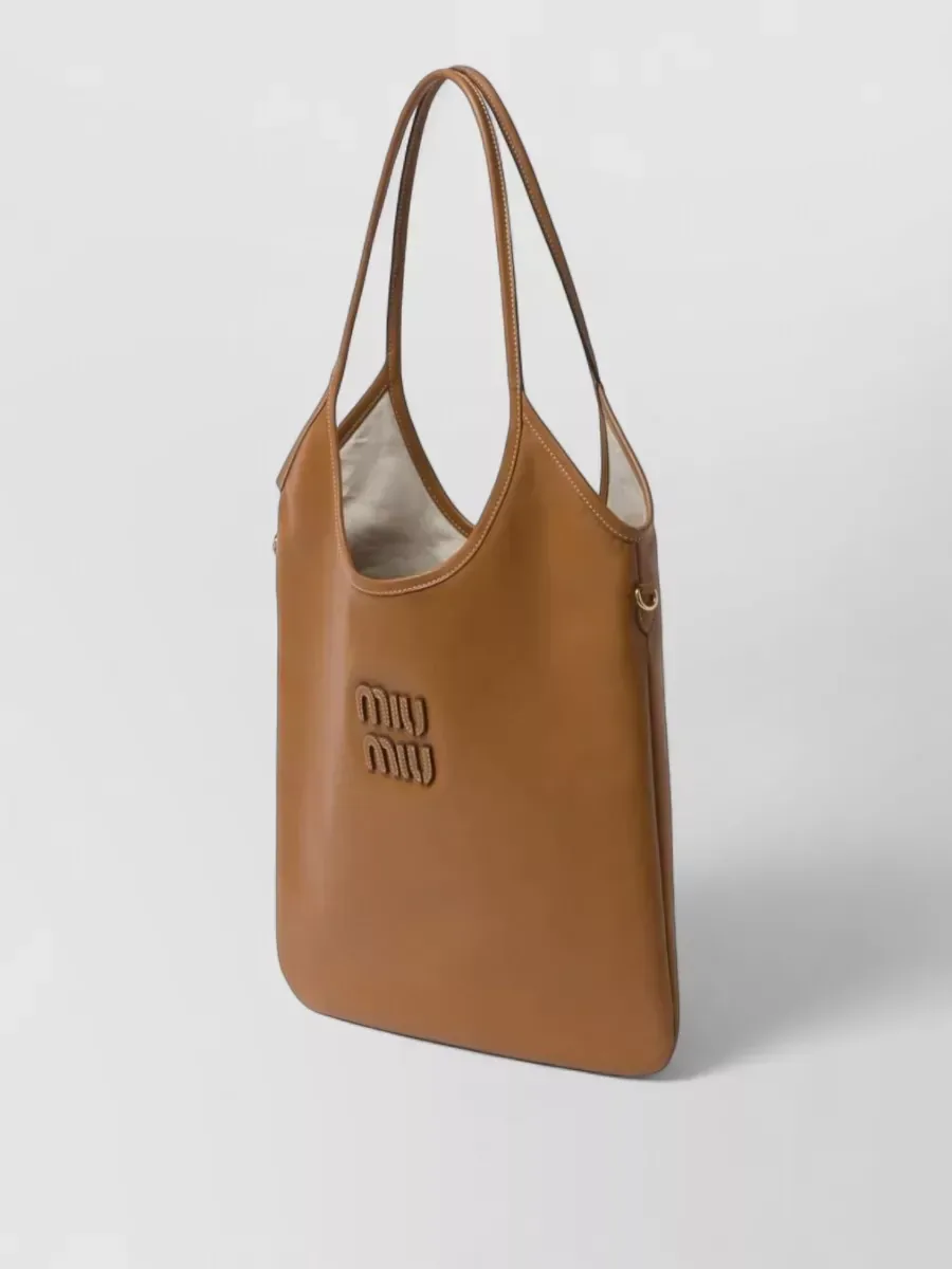 Miu Miu Ivy Tote in Brown, photo 4