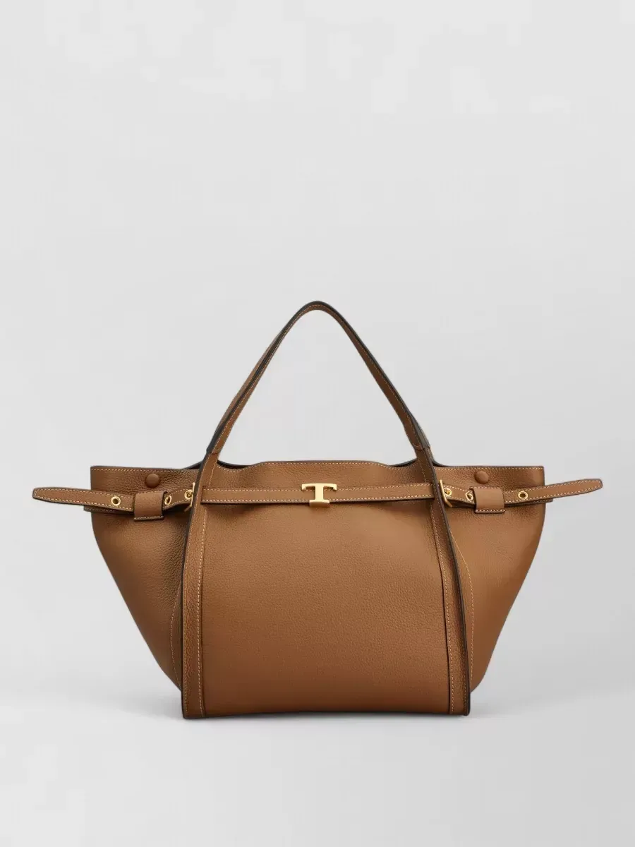 Tod's T Timeless Small Tote in Braun, Foto 1
