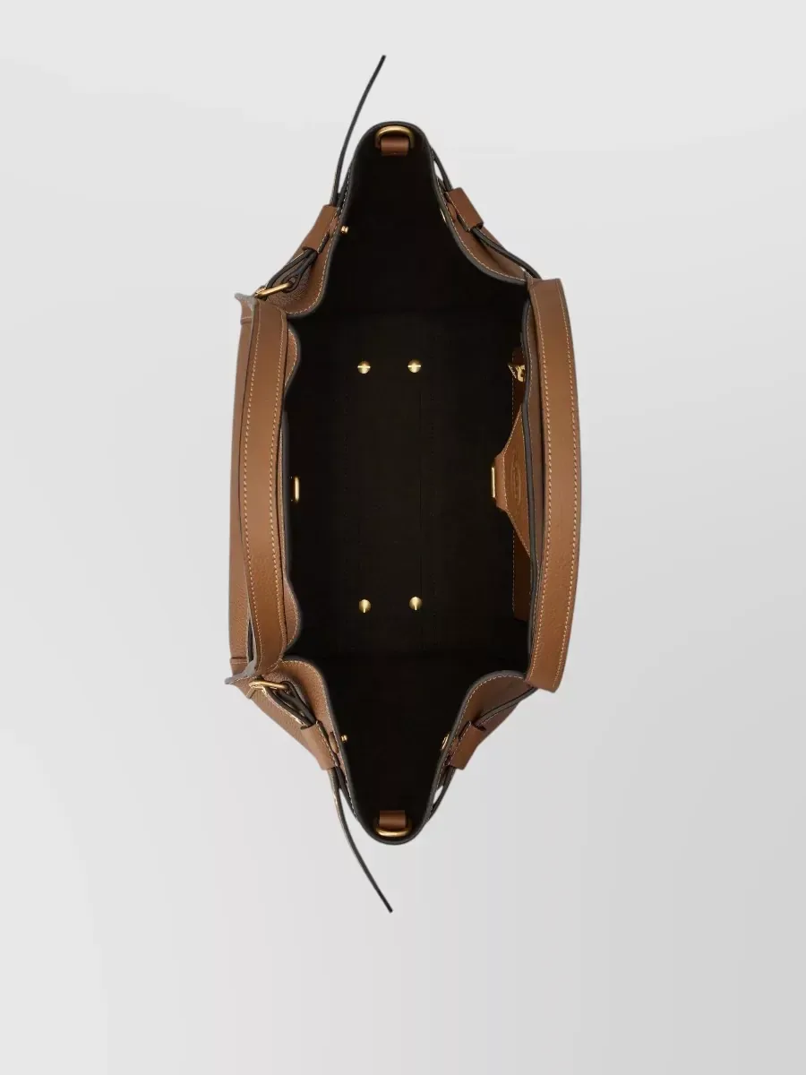 Tod's T Timeless Small Tote in Braun, Foto 4