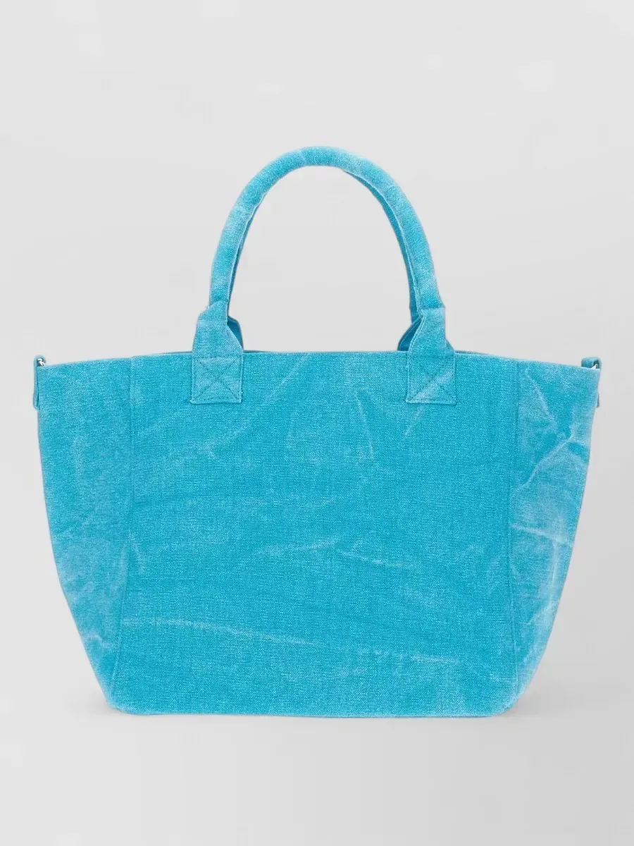 Mala tote Ganni estampada em Azul, foto 2