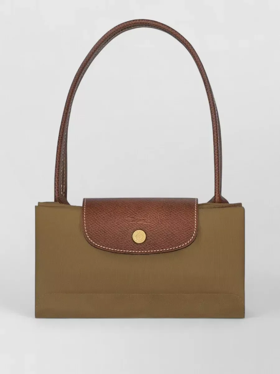 Longchamp Foldable Nylon Tote in Olive, photo 1