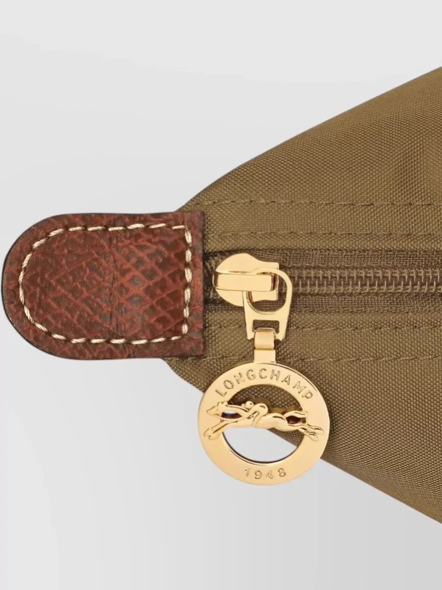 Longchamp Foldable Nylon Tote in Olive, photo 4