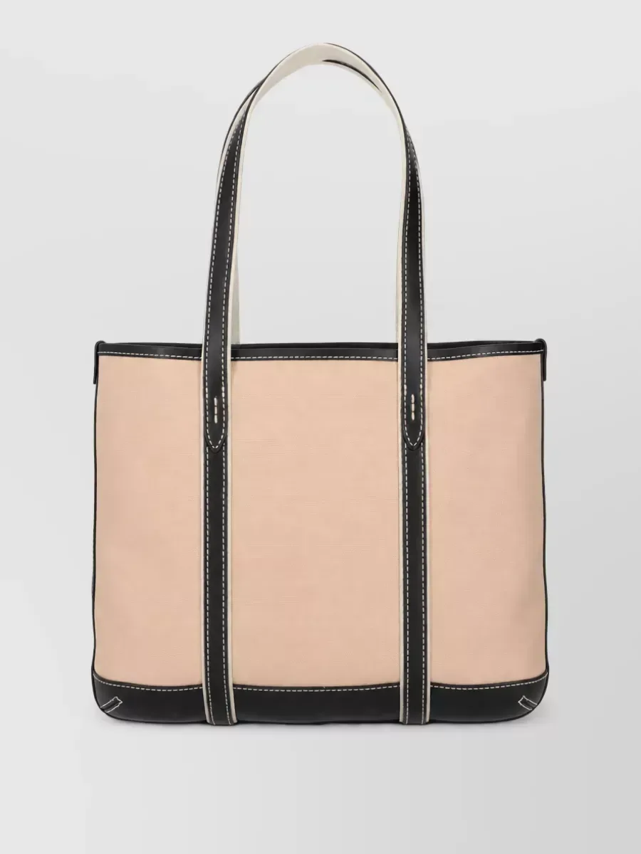 Ralph Lauren kleine Canvas Tote in Beige, Foto 2