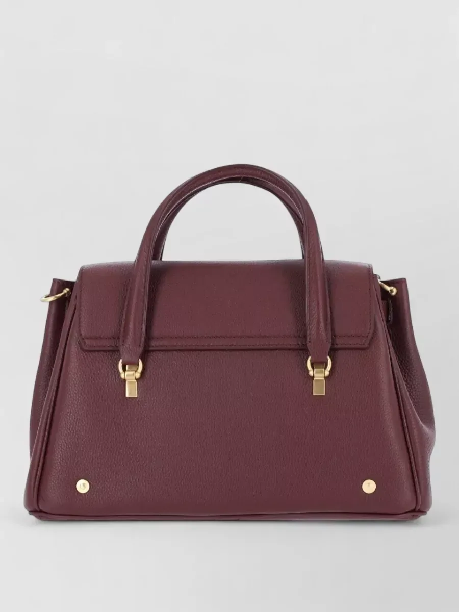 Thom Browne Leather Tote bordeaux, foto 1
