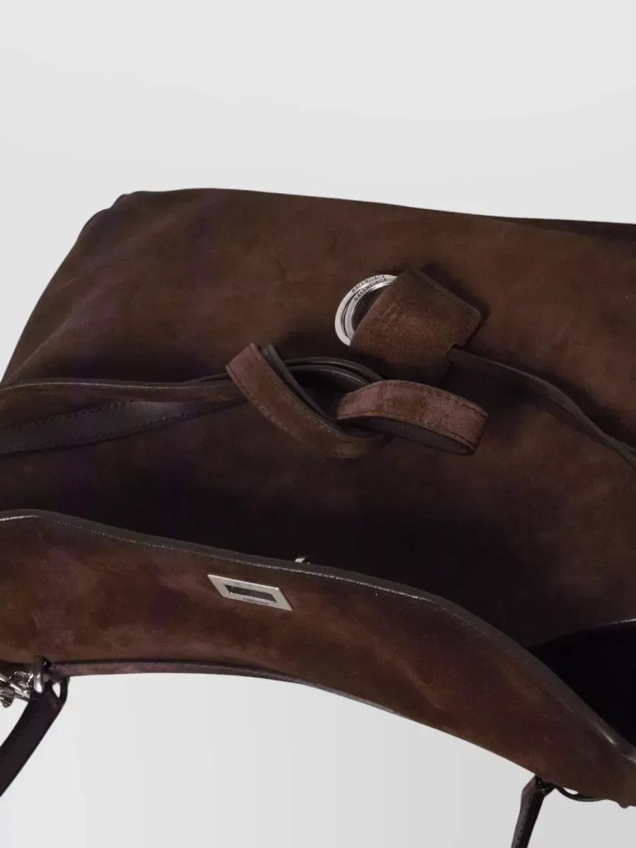 Bolso tote Balenciaga Rodeo Medium en marrón, foto 3