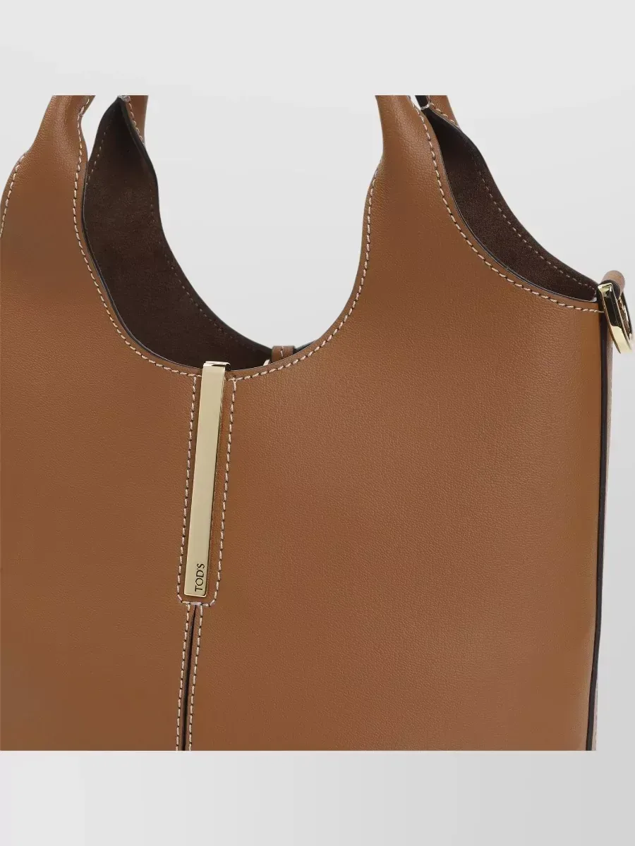 Tod's Mini Tote in Brown, photo 3