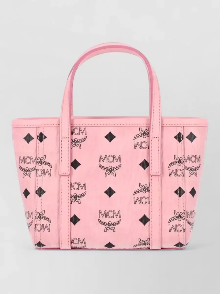 Mini cabas MCM Toni X-Mini rose, photo 1