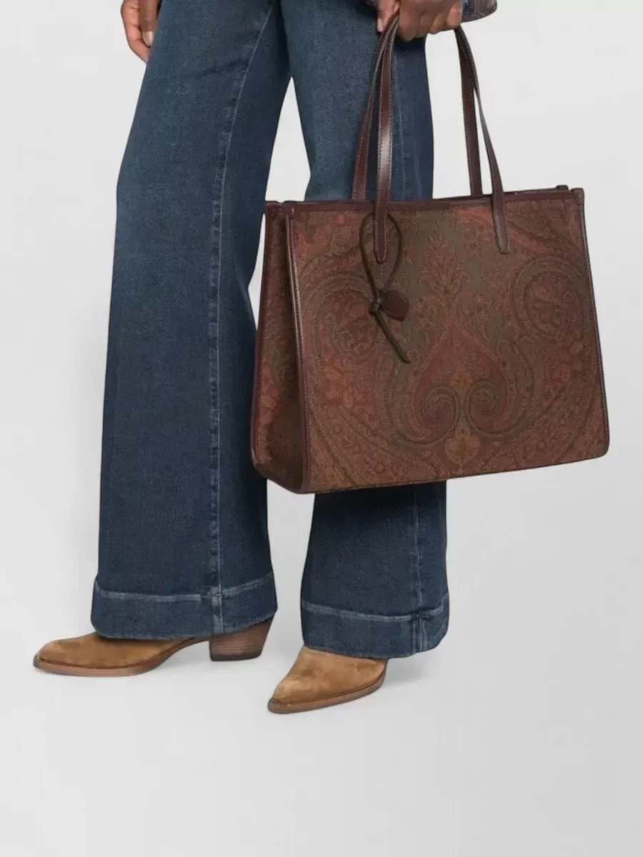 Mala tote Etro Love Trotter Large em verde-oliva, foto 2