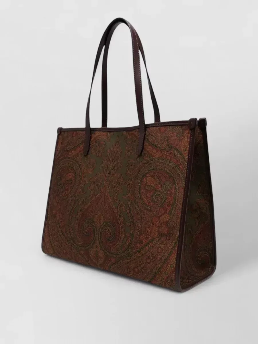 Mala tote Etro Love Trotter Large em verde-oliva, foto 3