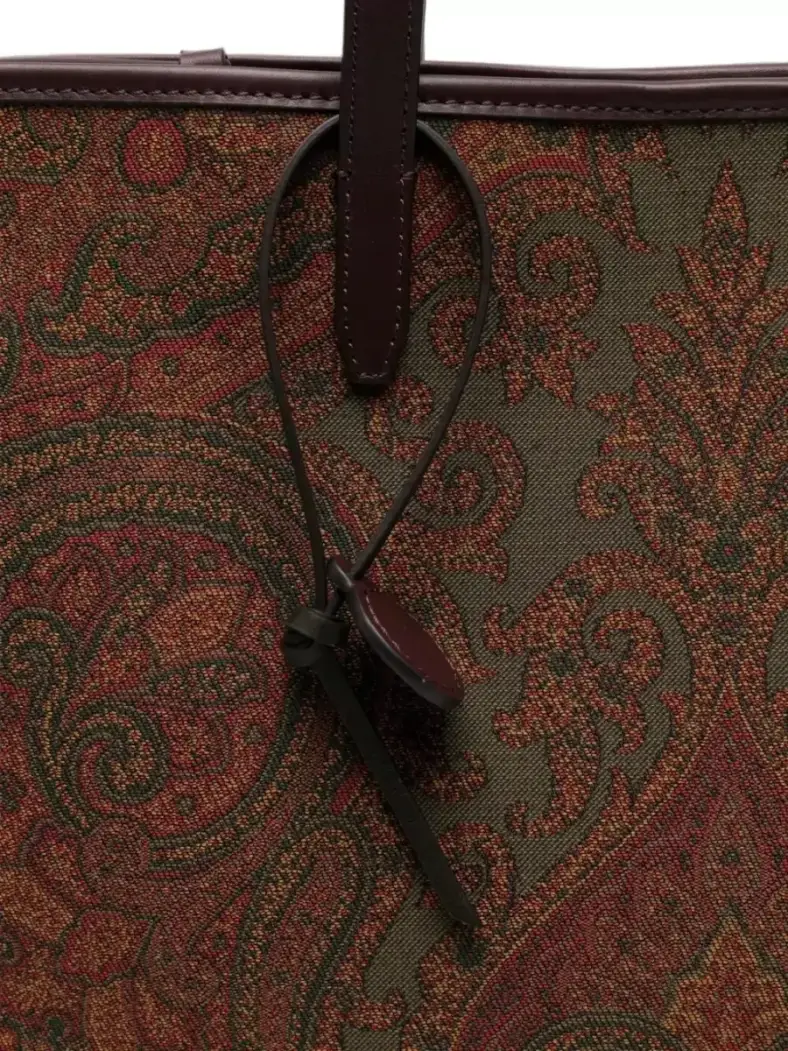 Mala tote Etro Love Trotter Large em verde-oliva, foto 4