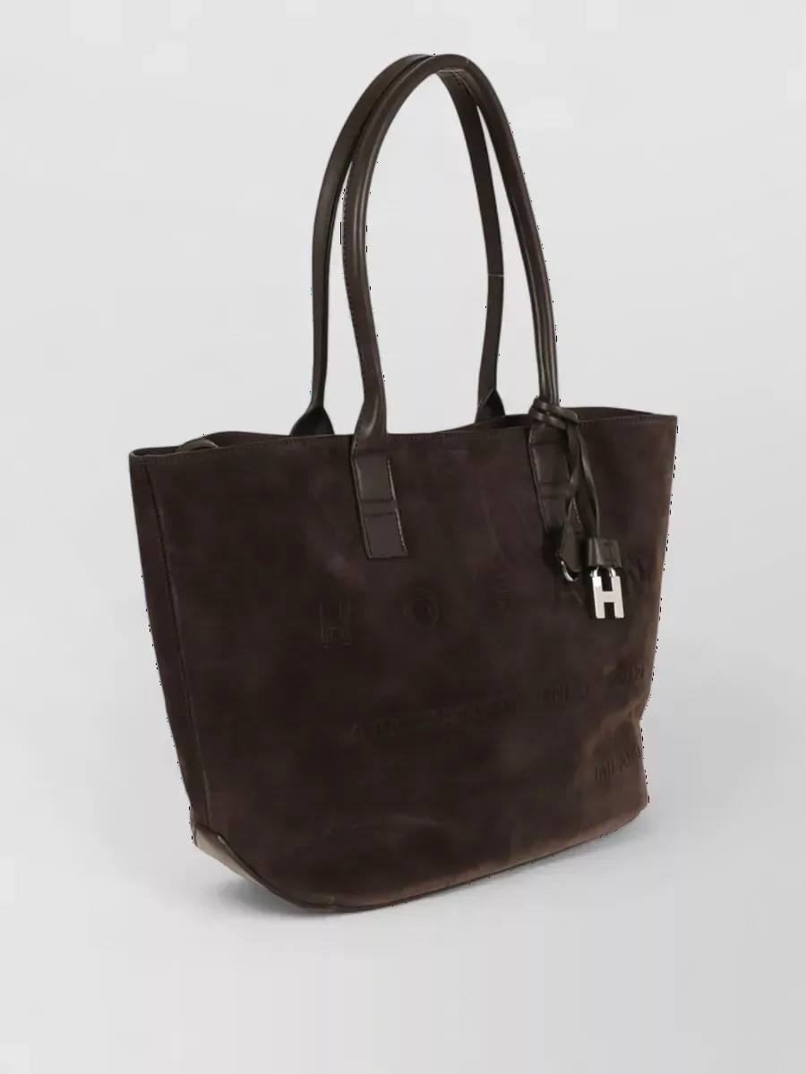 Hogan Shoulder Bag in Dark Brown, photo 2