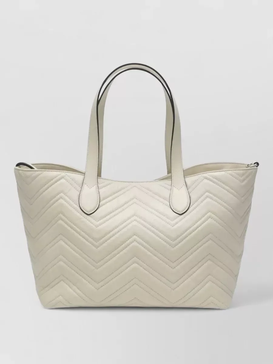 Gucci GG Marmont Tote in White, photo 2