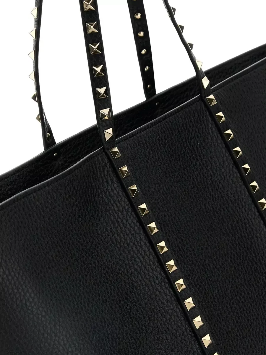 Valentino Garavani Studded Tote in Black, photo 3