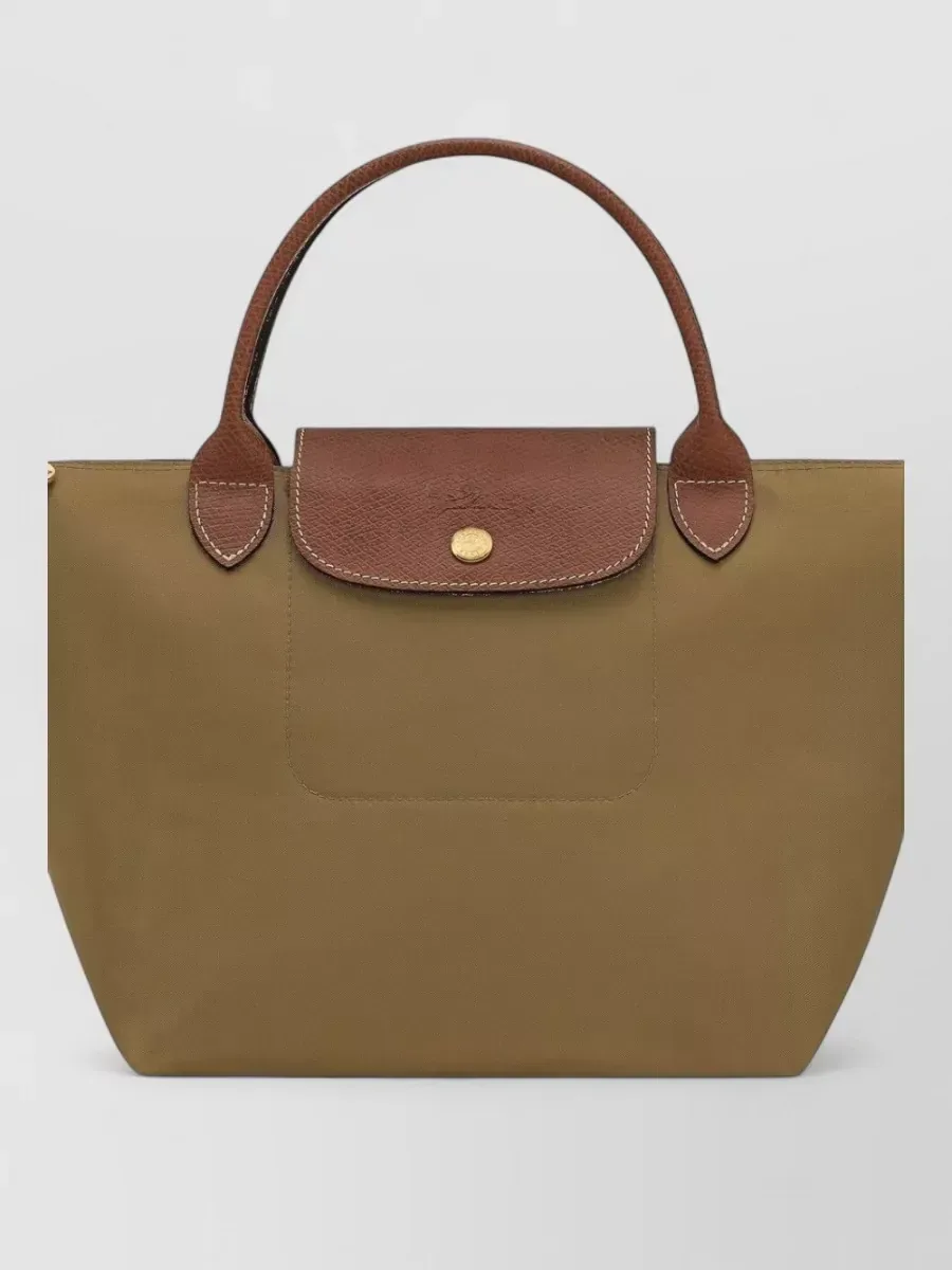 Longchamp Nylon Tote in Brown, photo 1