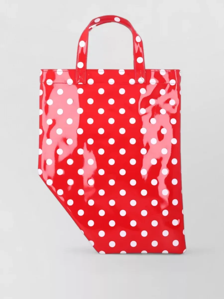 Comme des Garçons Polka-Dot Tote باللون الأحمر، صورة 2