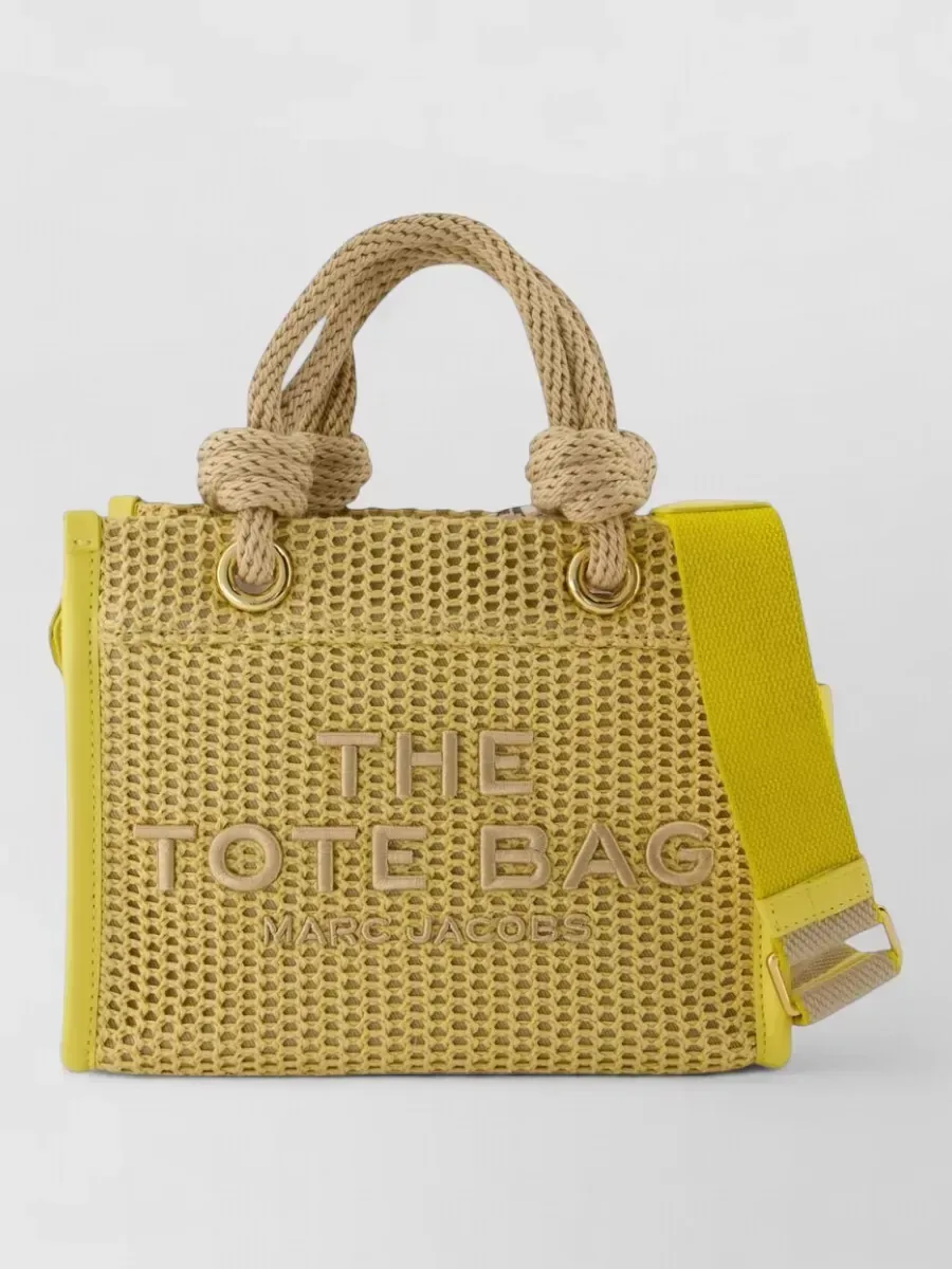 Sac cabas Marc Jacobs The Small Tote Bag jaune, vue 1