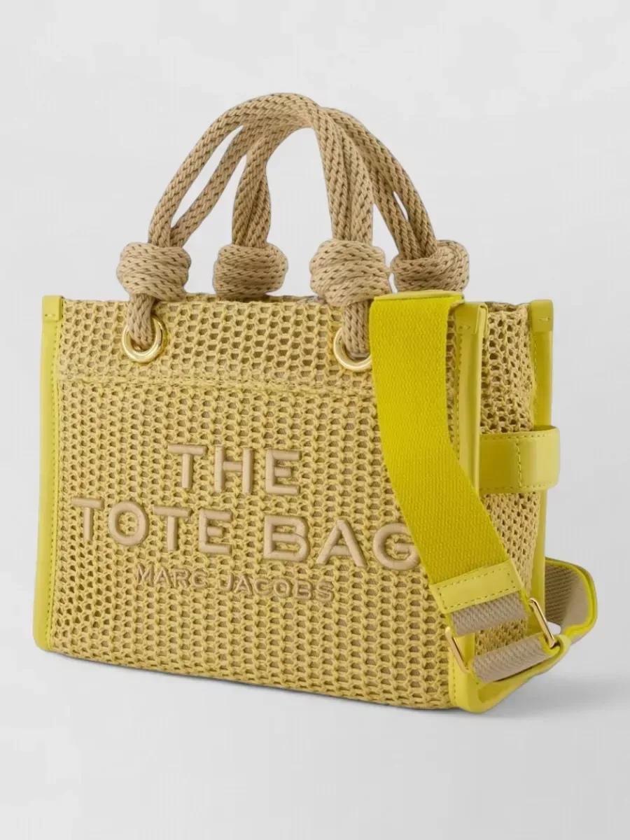 Sac cabas Marc Jacobs The Small Tote Bag jaune, vue 2