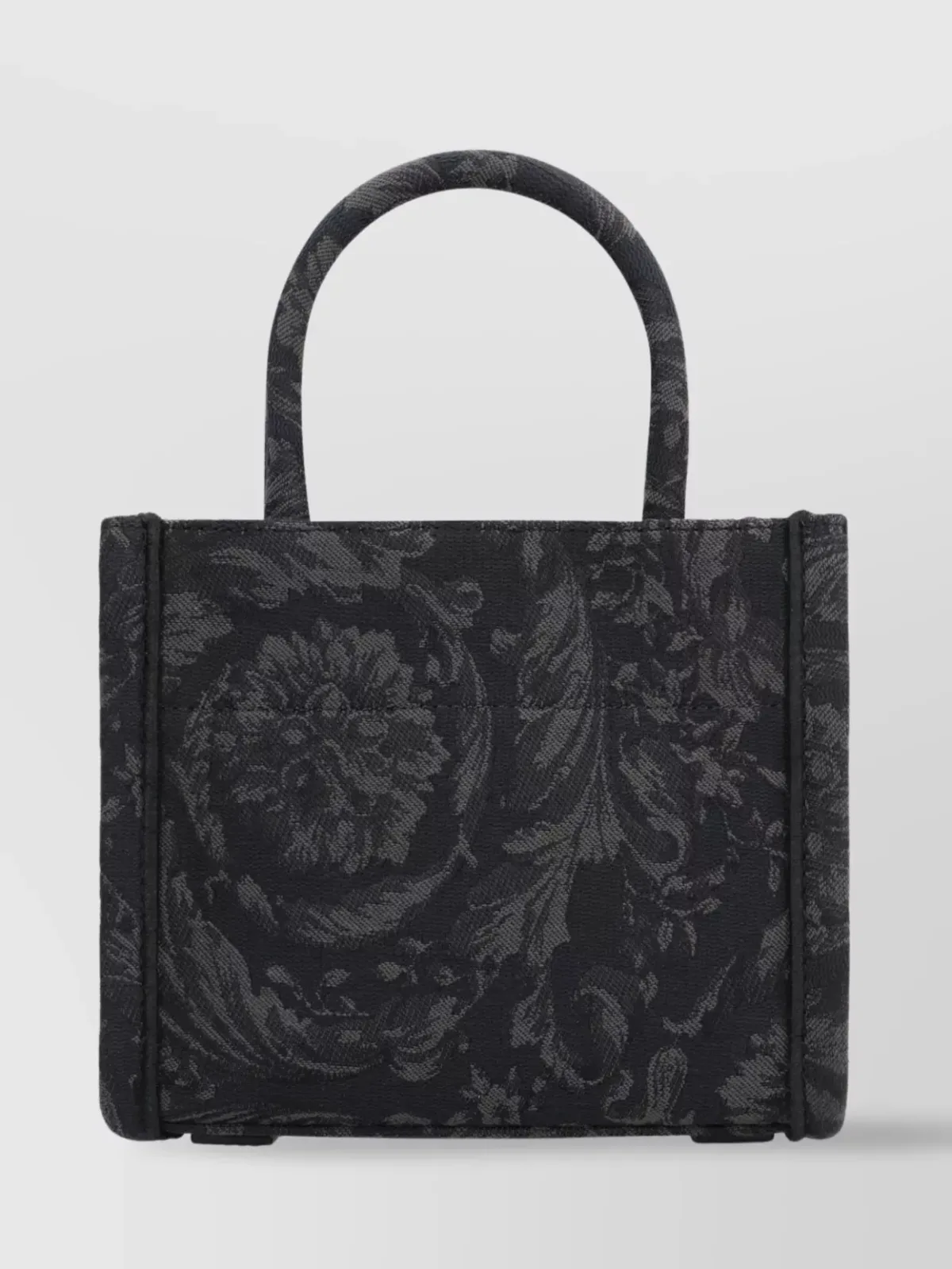 Versace Barocco Mini Tote in Schwarz, Foto 2