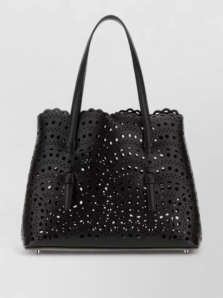 Alaïa Mina 25托特包黑色款,图1
